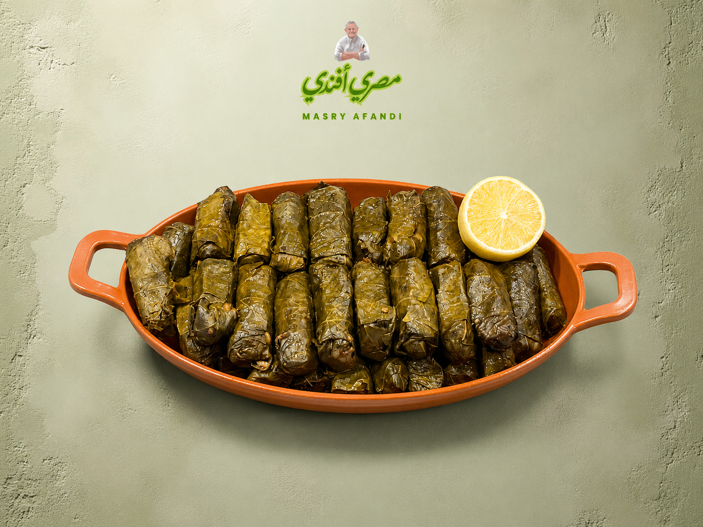 طبق محشي ورق عنب