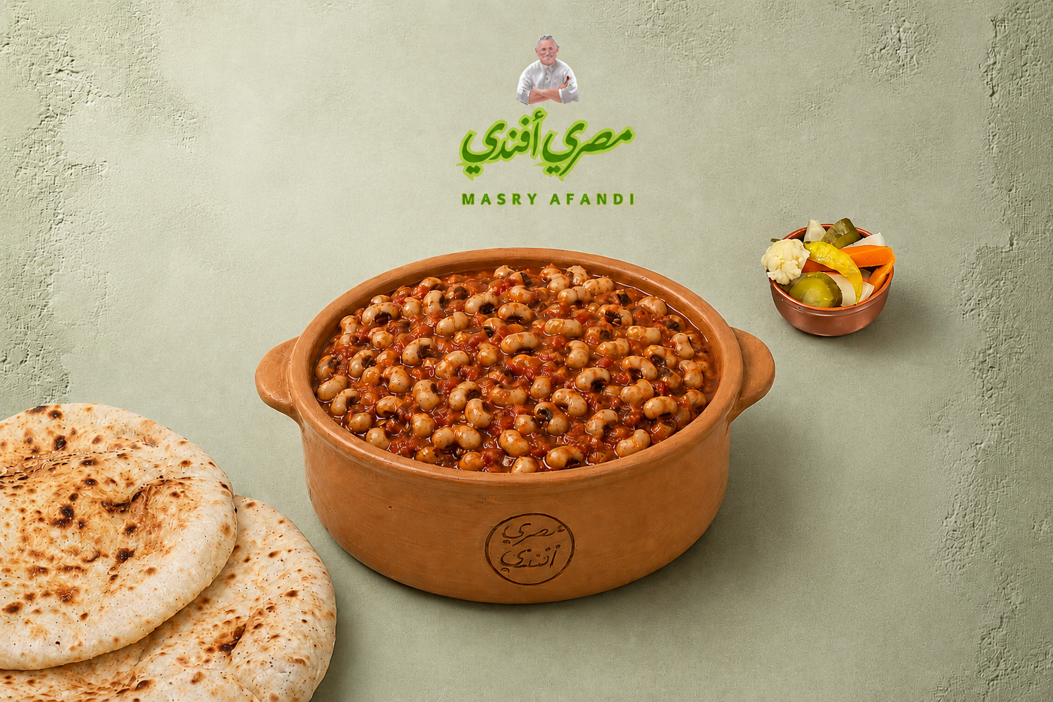 طاجن لوبيا سادة